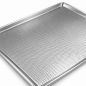 Pack de 4 safates perforades d'alumini 48x34 cm (16€/u.) per a forns industrials Worldmai Pack de 4 safates perforades d'alumini 48x34 cm (16€/u.) per a forns industrials Worldmai