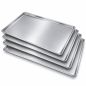 Lot de 4 plaques lisses embouties en aluminium 60x40 cm (16 €/u.) pour boulangerie professionnelle Worldmai