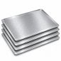 Pack de 4 bandejas perforadas de aluminio 60x40 cm (16€/ud.) para hornear pan Worldmai