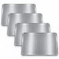 Lot de 4 plaques perforées en aluminium 60x40 cm (16 €/u.) pour la cuisson du pain Worldmai