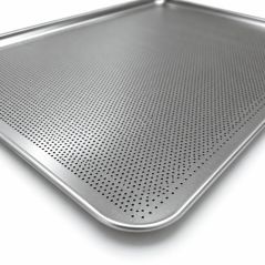 Plaque perforée en aluminium 60x40 cm pour fours de boulangerie Worldmai