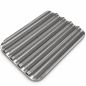 Safata acanalada d'alumini 60x40 cm amb 5 canals per coure pa al forn Worldmai