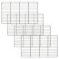 Lot de 4 grilles en acier inoxydable 60x40 cm (21 €/u.) pour fours de boulangerie Worldmai