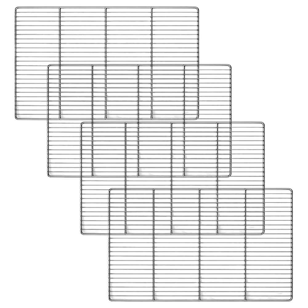 Lot de 4 grilles chromées 60x40 cm (20 €/u.) pour fours industriels de pâtisserie Worldmai Lot de 4 grilles chromées 60x40 cm (20 €/u.) pour fours industriels de pâtisserie Worldmai