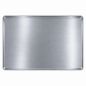 Lot de 4 plaques lisses embouties en aluminium 60x40 cm (16 €/u.) pour boulangerie professionnelle Worldmai