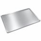 Pack of 4 deep-drawn solid aluminium baking trays 60x40 cm (€16/unit) for professional bakeries Worldmai