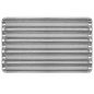 Lot de 4 plaques ondulées en aluminium 60x40 cm à 5 gouttières (24 €/u.) pour fours industriels Worldmai Lot de 4 plaques ondulées en aluminium 60x40 cm à 5 gouttières (24 €/u.) pour fours industriels Worldmai
