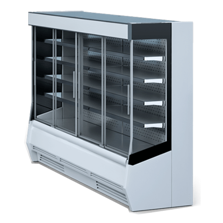 Refrigerated wall cabinets