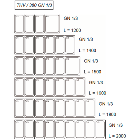 Vitrina de ingredientes con tapa