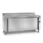 Tables chauffantes murales inox
