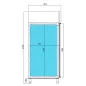 Industrial Retarder Proofer Cabinet for 60×80 cm Trays