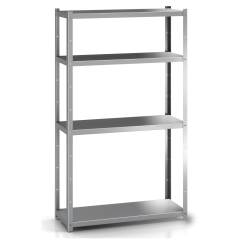 étagères de cuisine industrielle