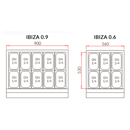 Refrigerated straight XL