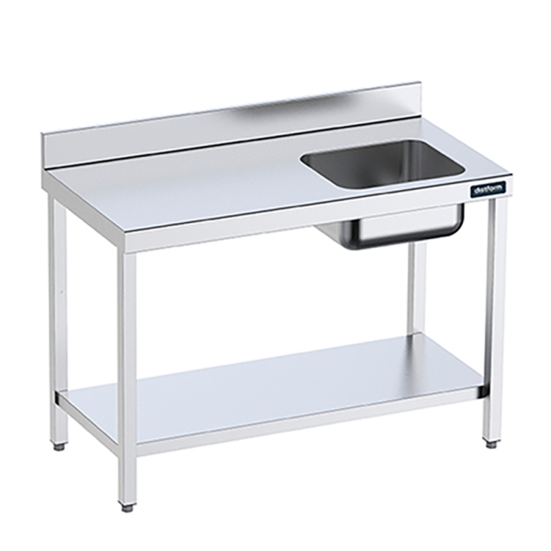 Wall-mounted tables with sink and shelf 600 Wall-mounted tables with sink and shelf 600