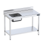Wall-mounted tables with sink and shelf 600 Wall-mounted tables with sink and shelf 600