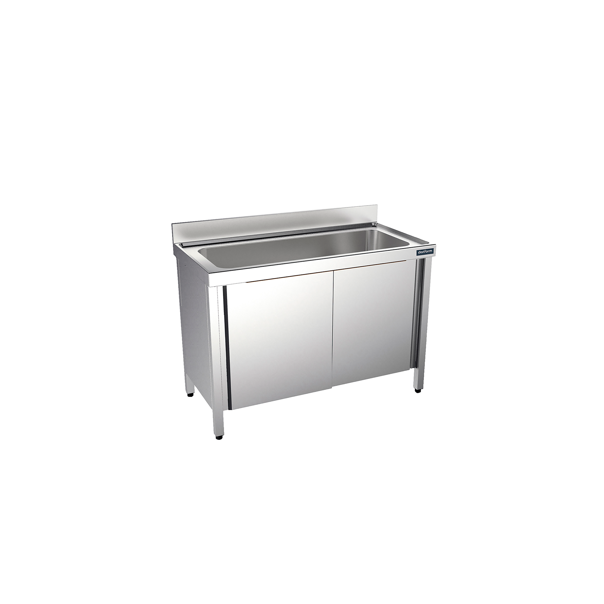 Fregaderos con bastidor y puertas