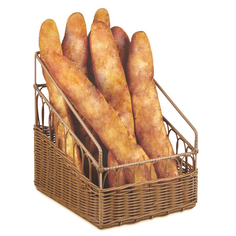 Cistella expositora per pa 36 x 30