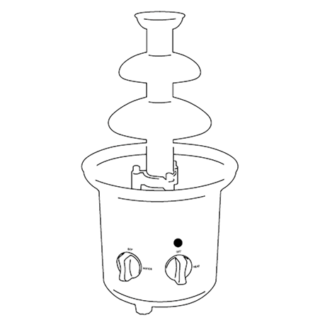 Fuentes Fondue chocolate