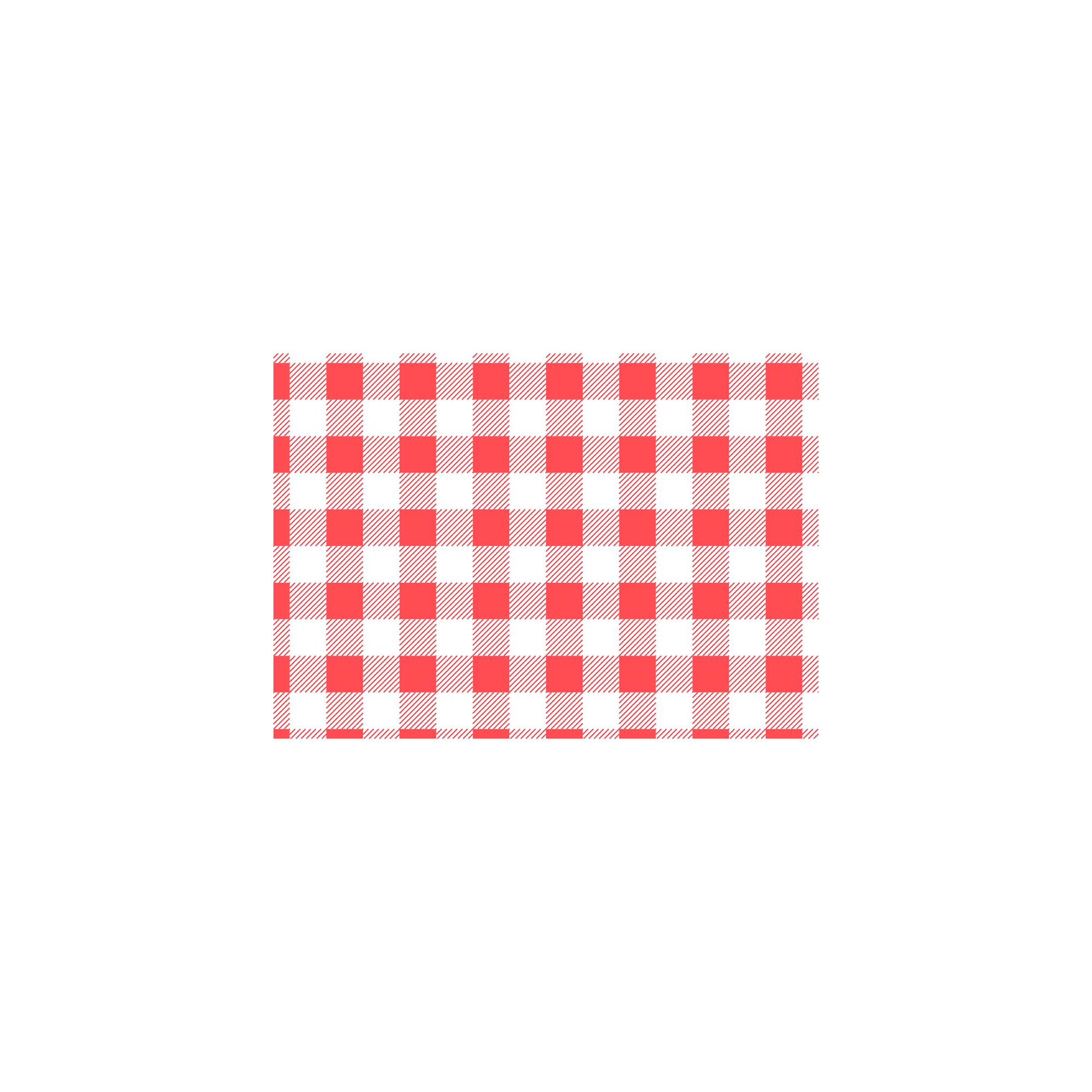 Papier ingraissable vichy rouge (Pack de 200 uds.)