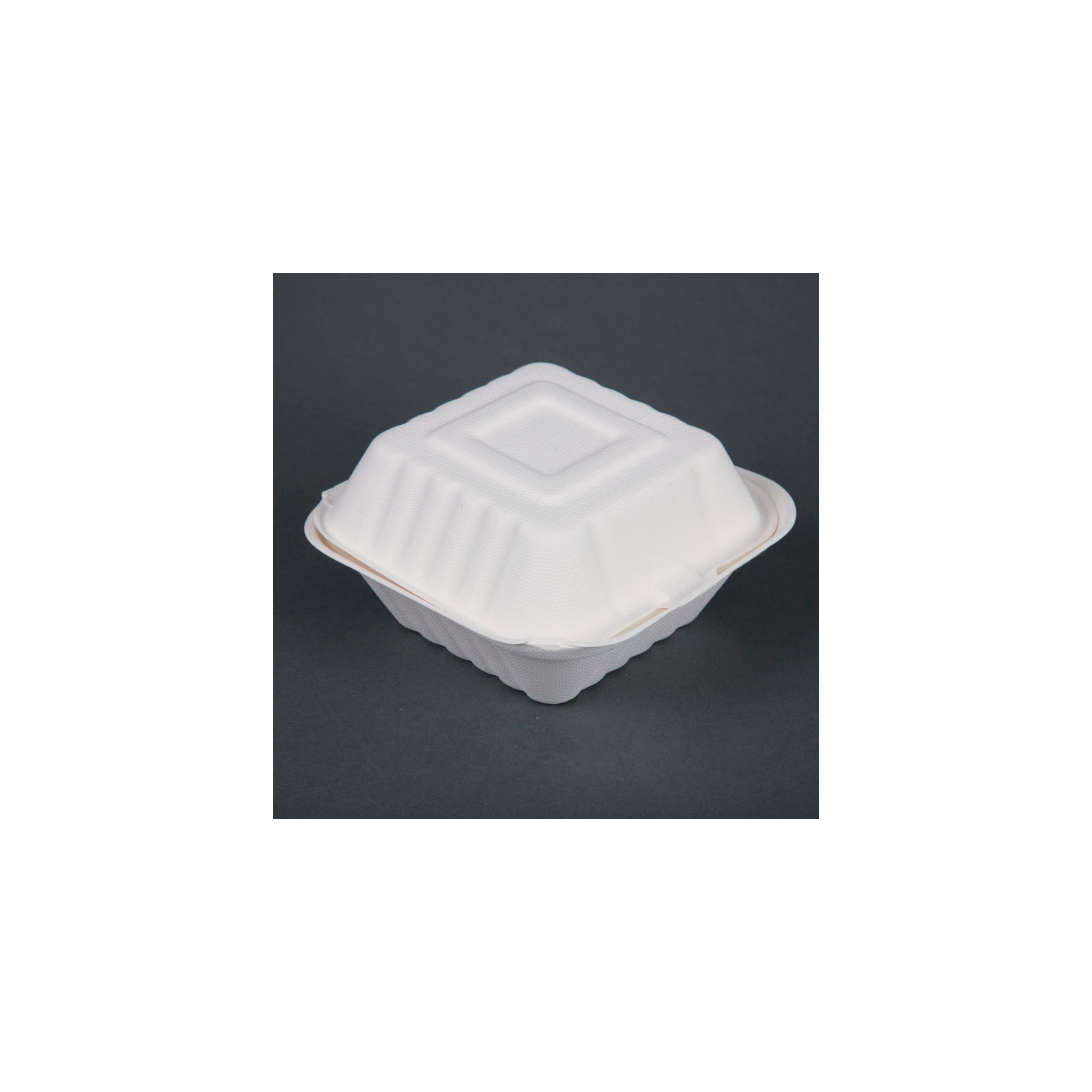 Envàs Compostable De Bagàs Per A Hamburguesa