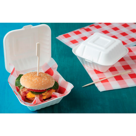 Boîtes À Hamburger Compostables Fiesta Green