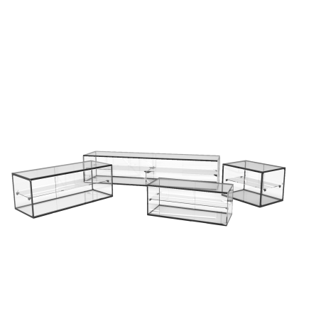 SAYL Straight Line display case with shelf
