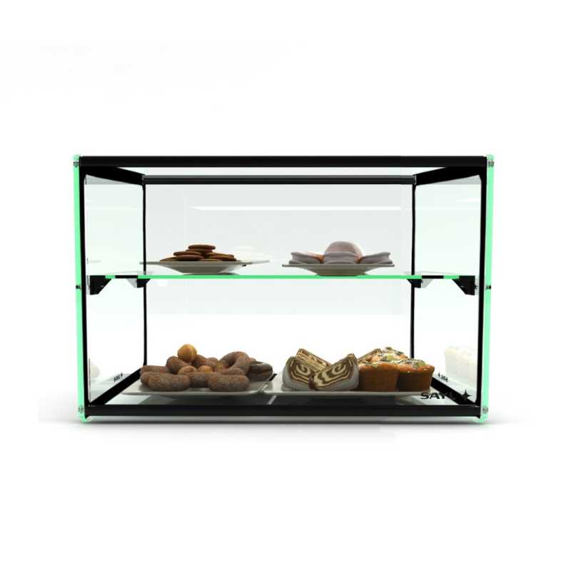 Expositores SAYL Recto Line con estante Expositores SAYL Recto Line con estante