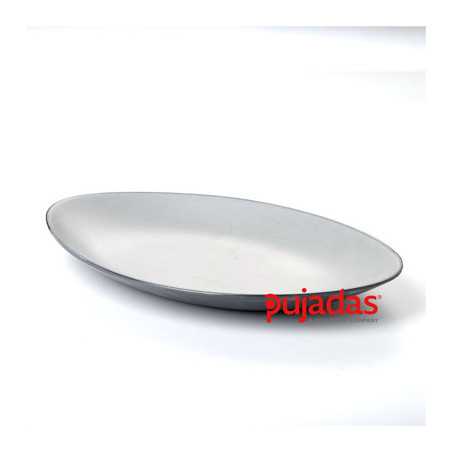 Plateau ovale "Grey Soul"
