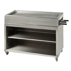 Plateau à hacher en acier inoxydable