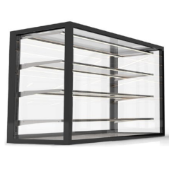 Vitrine neutre intégrée compacte 100 / 120