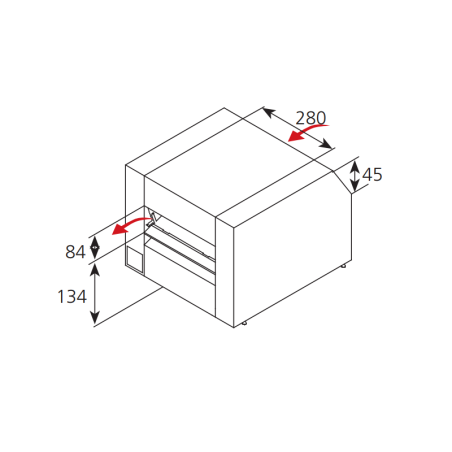 Electric belt toaster TPC-40