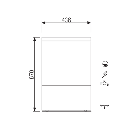 Professional dishwasher Lav 140