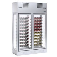 Central wine cellar with 2 door