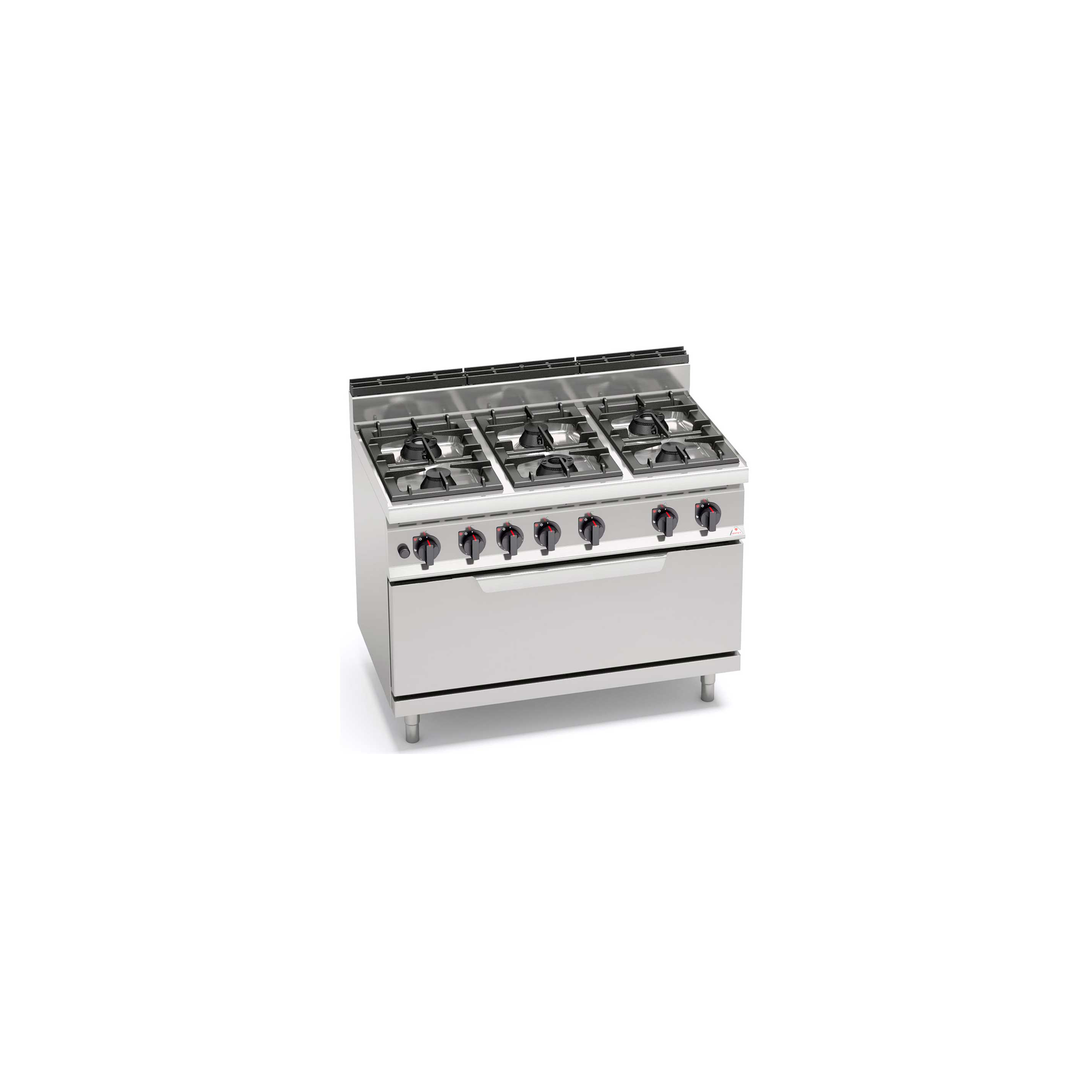 Cuina 6 focs de gas MACROS 700 amb forn 1045 x 530