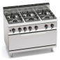 Cocina 6 fuegos a gas MACROS 700 con horno 1045 x 530