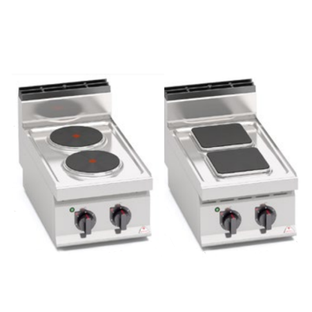 Cuisinière électrique de table avec 2 brûleurs MACROS 700