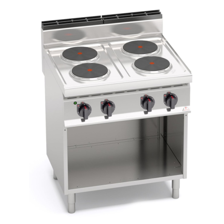 MACROS 700 standing electric cooker with 4 burners