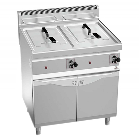 Friteuse double gaz professionnelle 20 litres MACROS 700