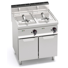 Freidora eléctrica profesional de 20 litros doble MACROS 700