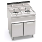 Professional 30 liter double gas fryer MACROS 700