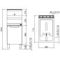 Friteuse gaz professionnelle 20 litres MACROS 700