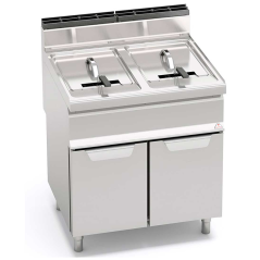 Freidora a gas profesional de 40 litros doble MACROS 700
