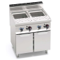 Cou pastes a gas industrial doble de 60 litres