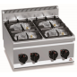 Cocina 4 fuegos a gas PLUS 600