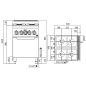 Kitchen 4 gas burners PLUS 600 with electric oven GN 1/1