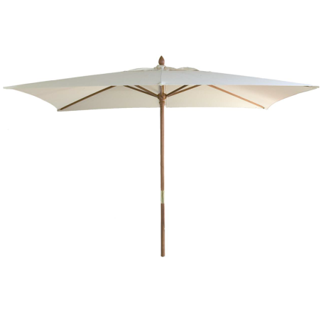 Parasol carré en bois pour bar de plage