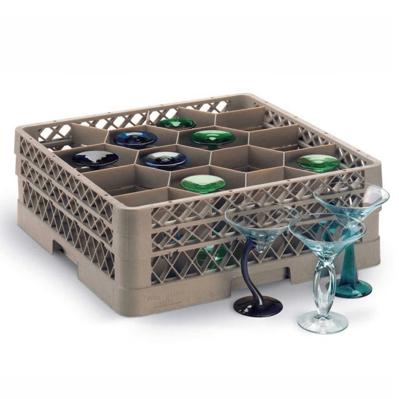 Cesta para vasos abierta 50 x 50 con compartimentos hexagonales T-VERSION Cesta para vasos abierta 50 x 50 con compartimentos hexagonales T-VERSION