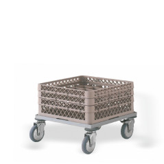 Carro d'acer inoxidable per escorreplats 50 x 50