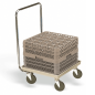 Plastic trolley for crockery baskets 50 x 50 Plastic trolley for crockery baskets 50 x 50