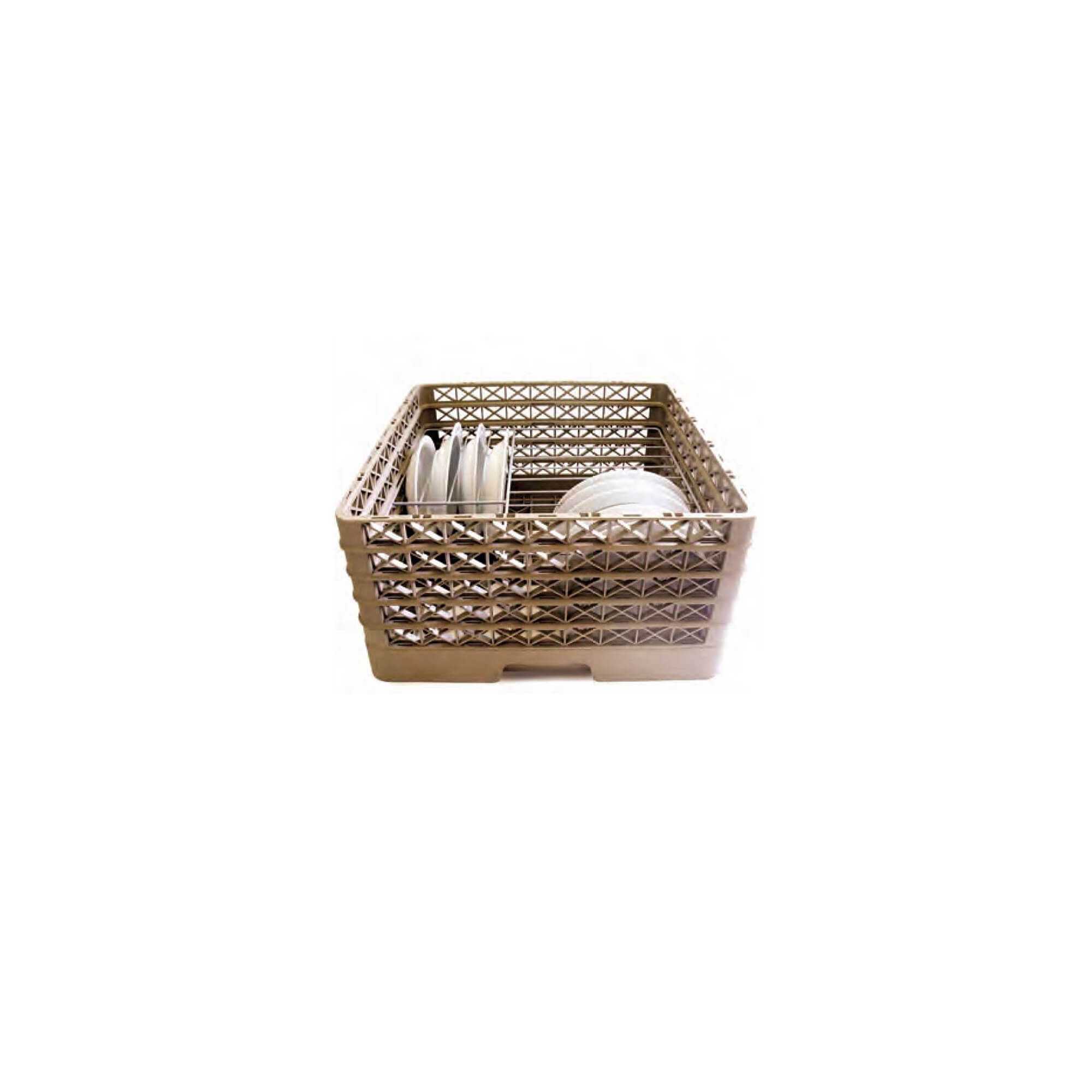 Industrial basket for plates 50 x 50 stackable FLAP RACK